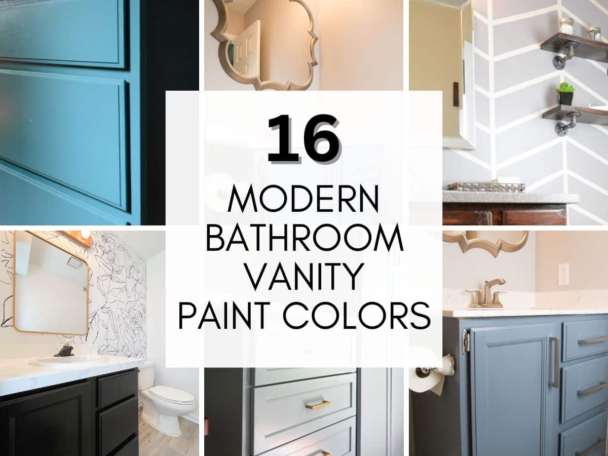 16 Modern Bathroom Cabinet Vanity Makeover Ideas