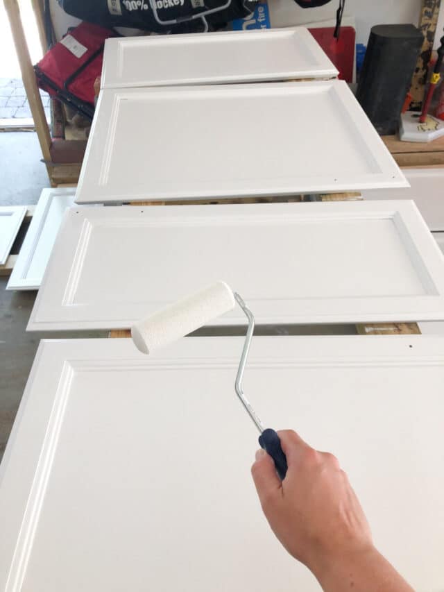 Repainting Painted Kitchen Cabinets