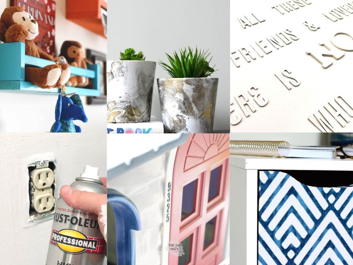 25+ Clever DIY Spray Paint Projects Anyone Can Do