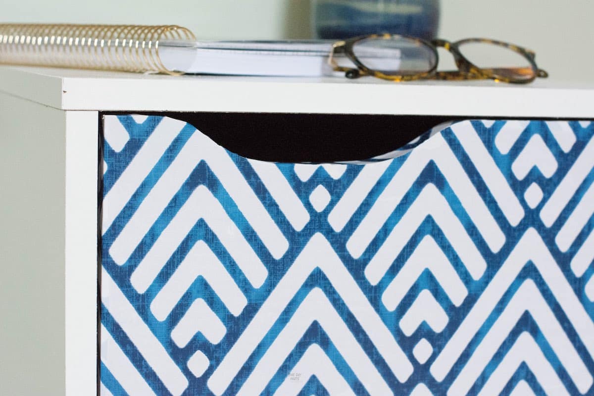 Easy DIY File Cabinet Makeover With Contact Paper