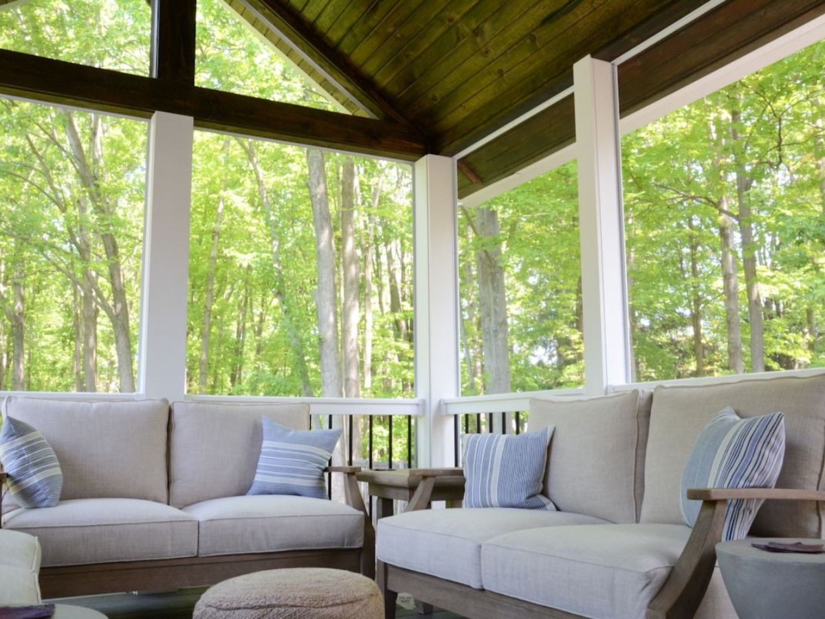 Our Screened-In Porch With Composite Deck Ideas