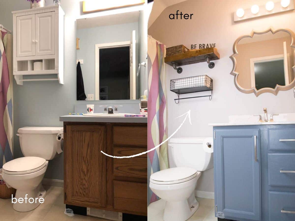 5 Ways To Cheaply Update Your Small Bathroom